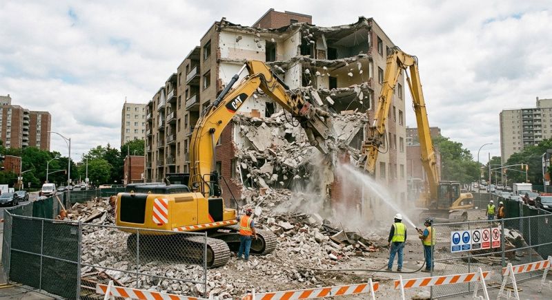 Apartment Demolition in Sacramento, CA