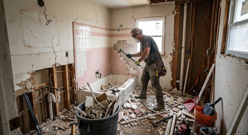 Bathtub Demolition in Bergen County, NJ