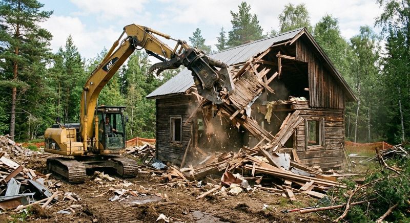 Cabin Demolition in Conroe, TX