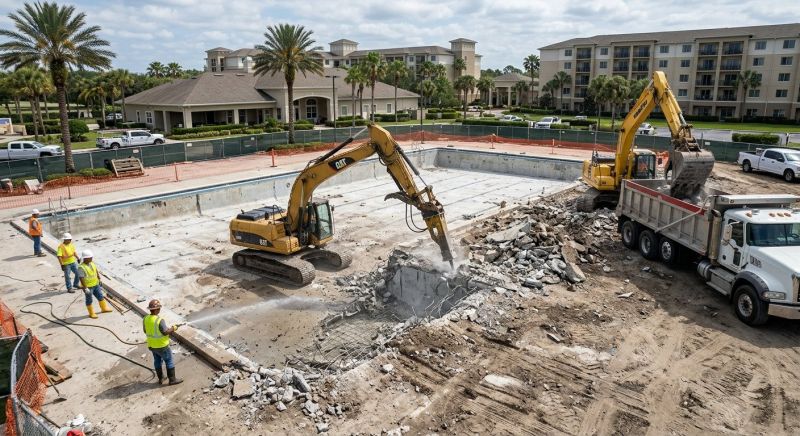 Commercial Pool Removal in Sacramento, CA