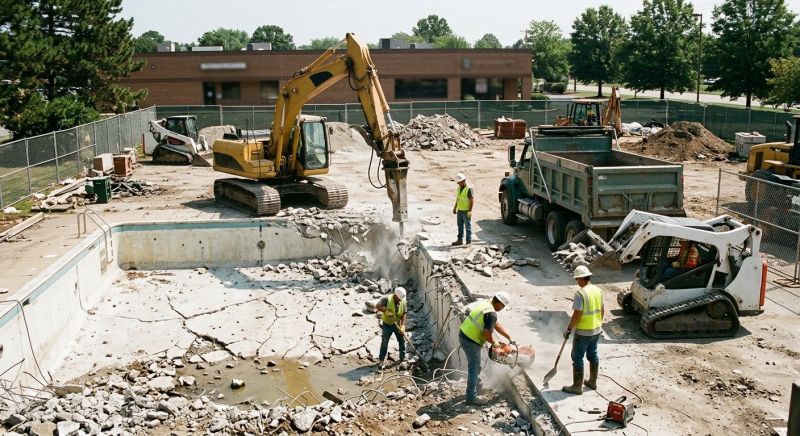 Commercial Pool Removal in Bergen County, NJ