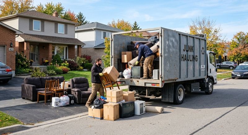 Garage Junk Hauling in Madison, WI