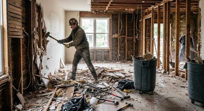 Hearth Demolition in Bergen County, NJ