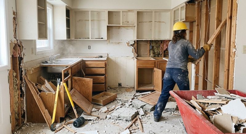 Kitchen Demolition in Frederick, MD