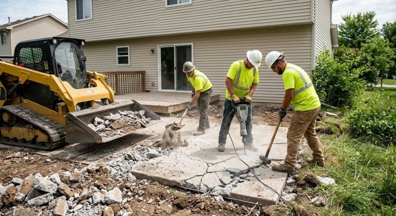Patio Demolition Service in Sacramento, CA