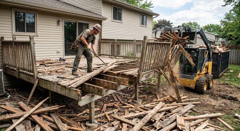 Pool Deck Demolition in Sacramento, CA