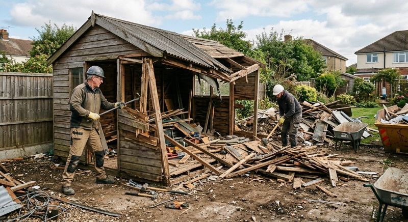 Shed Demolition in Bergen County, NJ
