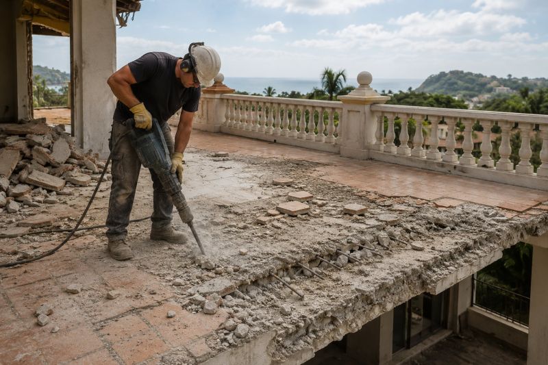 Stone Demolition in Bergen County, NJ