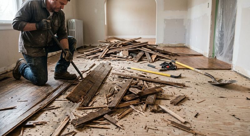 Subfloor Demolition in Frederick, MD
