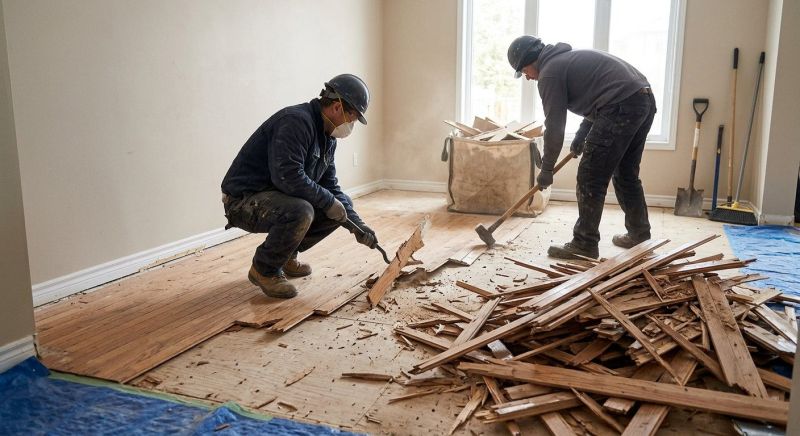 Subfloor Demolition in Sacramento, CA