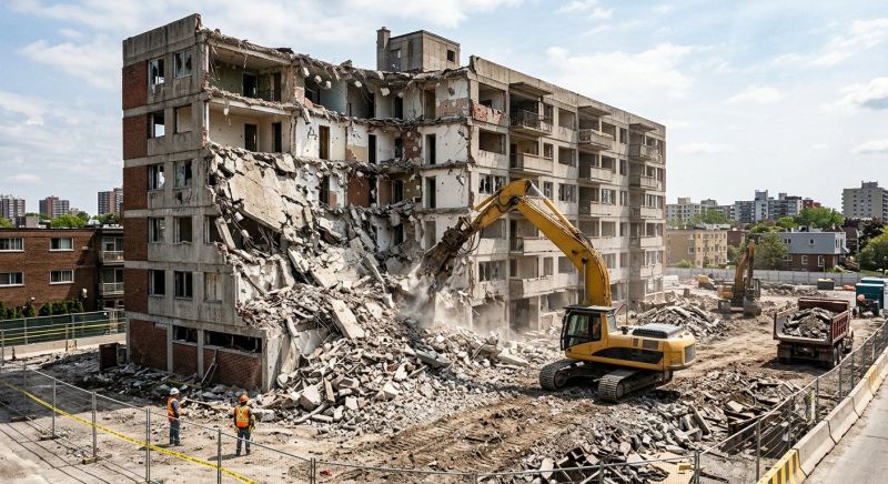 Apartment Demolition in Houston, TX