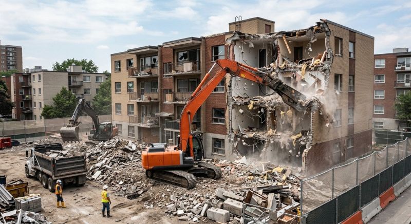 Apartment Demolition in Sacramento, CA