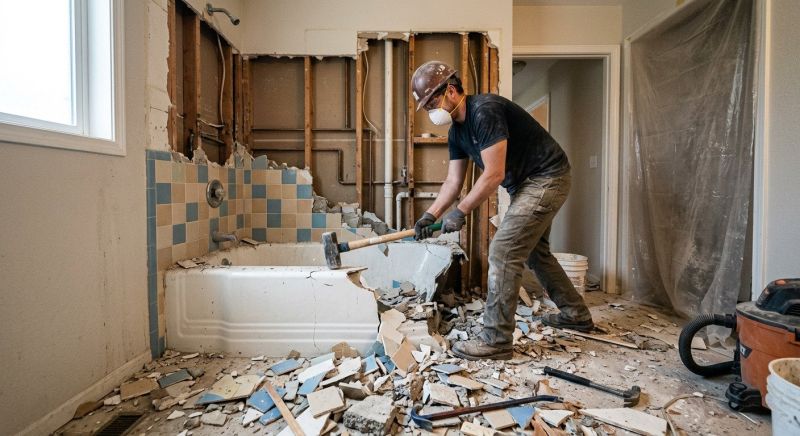 Bath Demolition in Frederick, MD