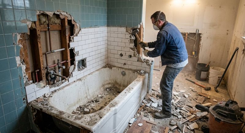 Bathroom Demolition in Frederick, MD