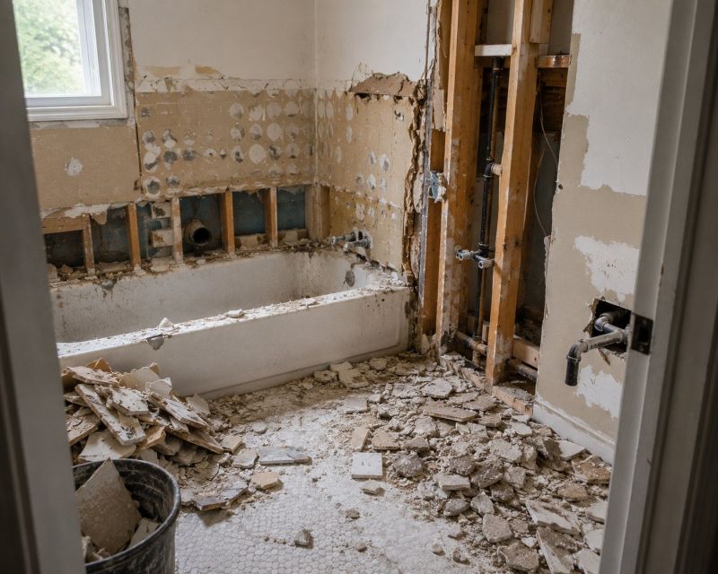 Bathroom Demolition in Bergen County, NJ
