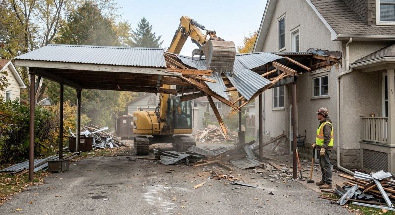 Carport Demolition in Sacramento, CA