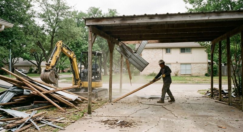 Carport Demolition in Sacramento, CA