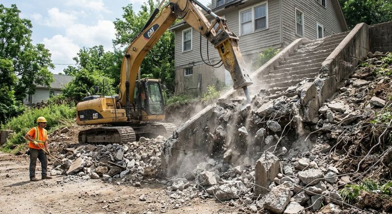 Cement Demolition in Bergen County, NJ