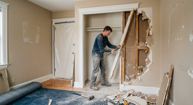 Closet Demolition in Sacramento, CA