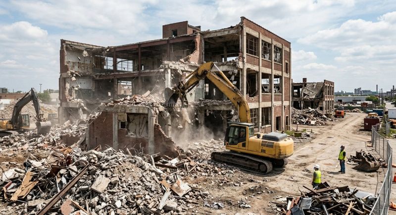 Commercial Property Demolition in Sacramento, CA