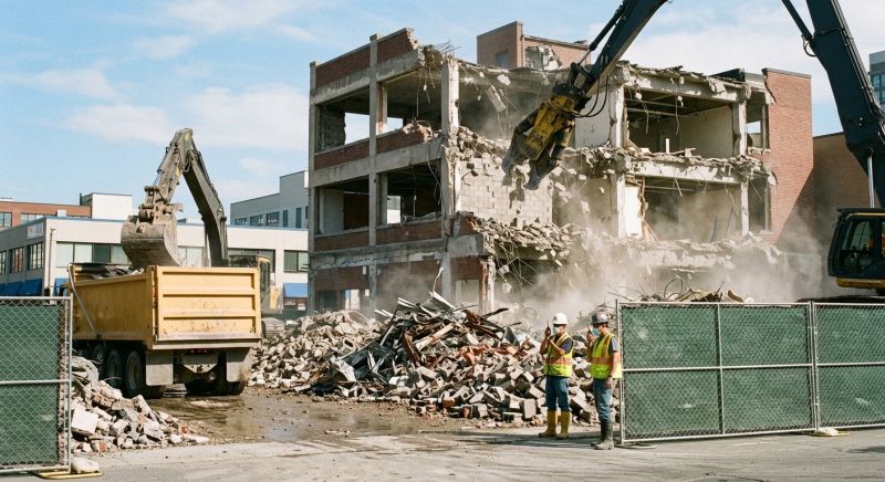 Commercial Site Demolition in Sacramento, CA