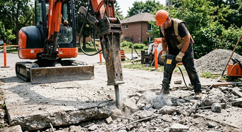 Concrete Breaking Service in Bergen County, NJ
