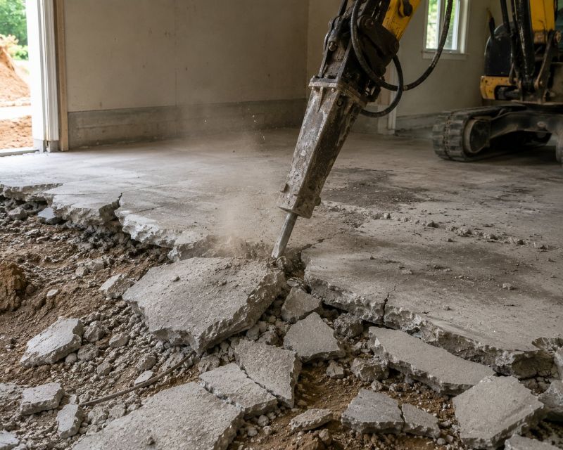 Concrete Floor Removal in Bergen County, NJ