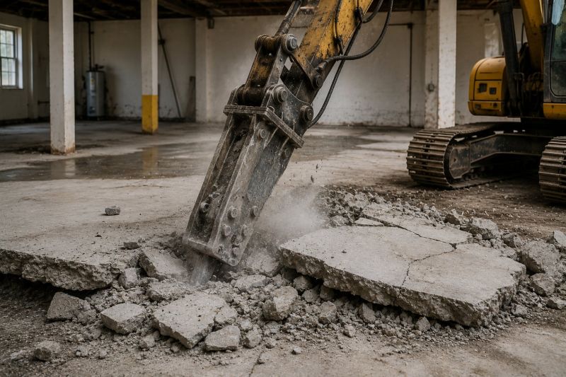 Concrete Floor Removal in Sacramento, CA