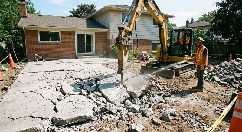 Concrete Patio Demolition in Sacramento, CA