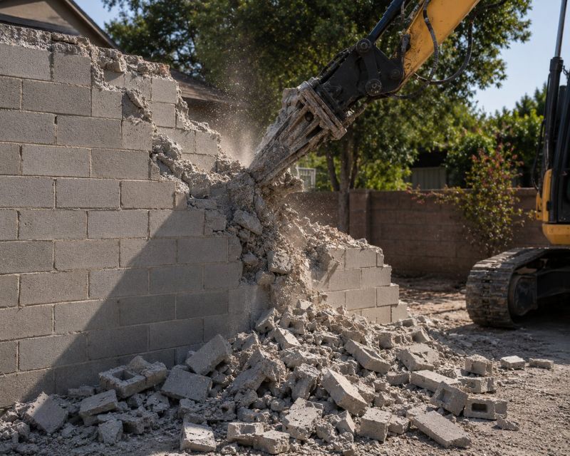 Concrete Wall Removal in Bergen County, NJ