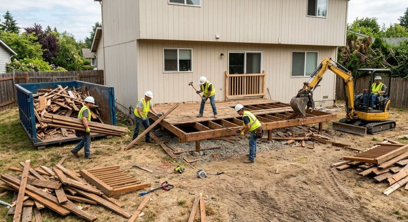 Deck Removal Service in Bergen County, NJ