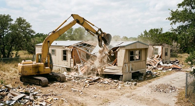 Double Wide Demolition in Bergen County, NJ
