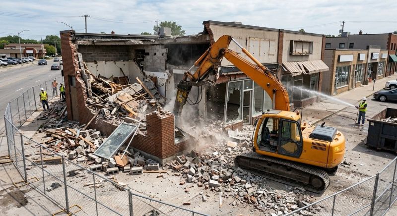 Factory Demolition in Sacramento, CA