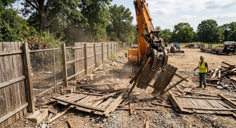 Fence Demolition in Bergen County, NJ