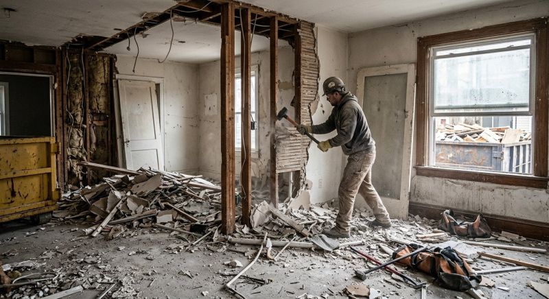 Hearth Demolition in Frederick, MD