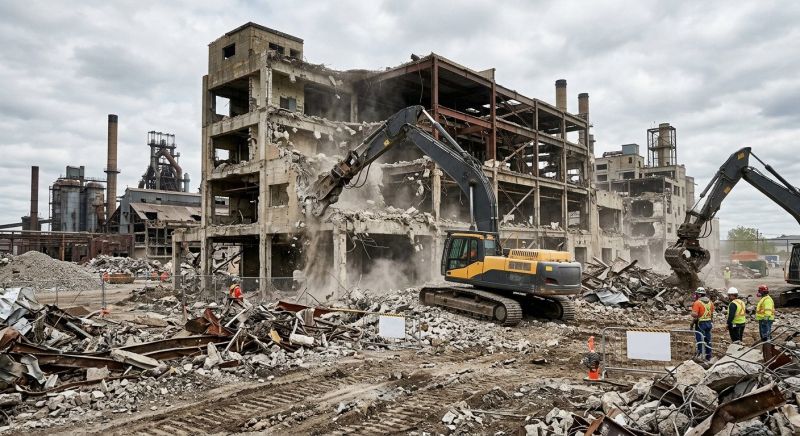 Industrial Demolition in Sacramento, CA