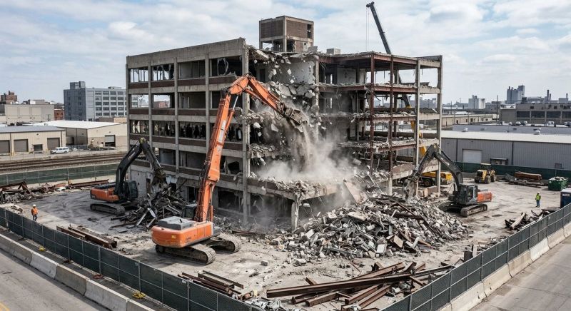 Industrial Demolition in Katy, TX