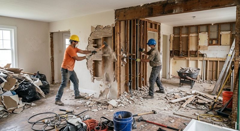 Interior Wall Demolition in Sacramento, CA