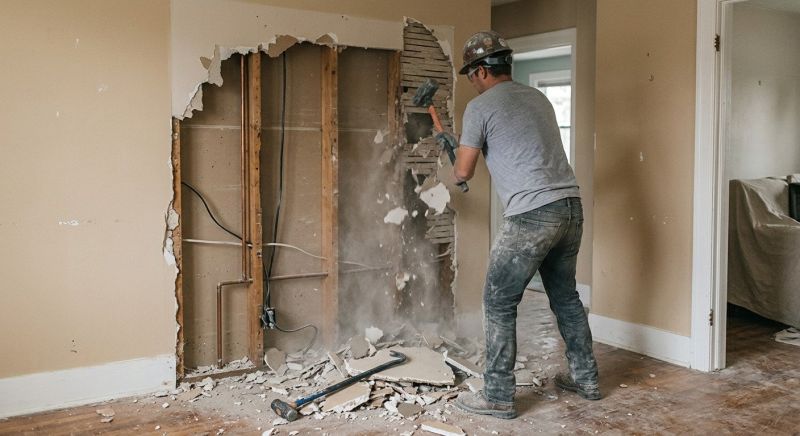 Interior Wall Demolition in Bergen County, NJ