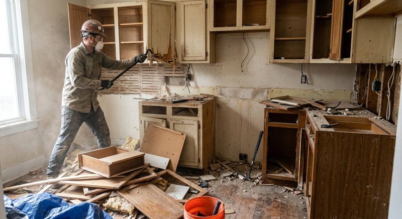 Kitchen Cabinet Demolition in Sacramento, CA