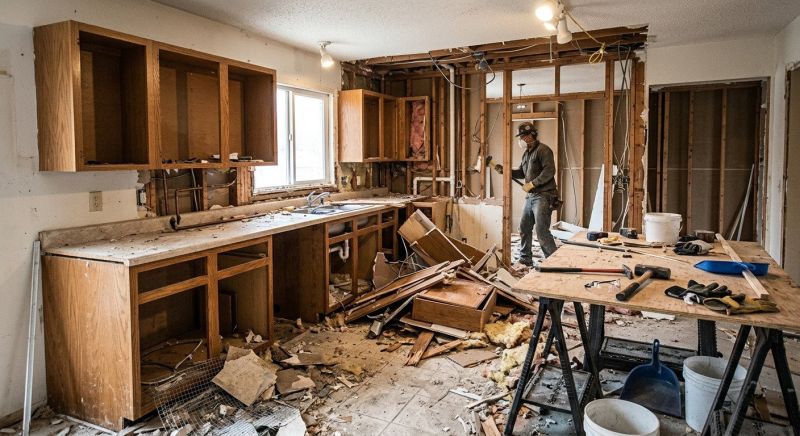 Kitchen Demolition in Sacramento, CA