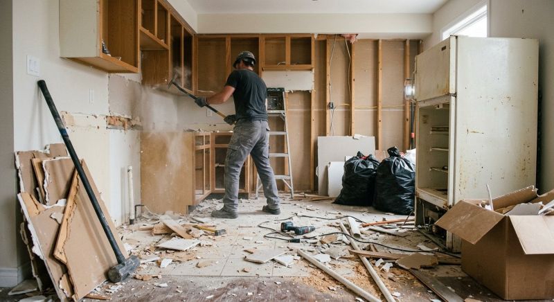 Kitchen Demolition in Sacramento, CA