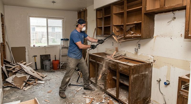 Kitchen Demolition in Sacramento, CA