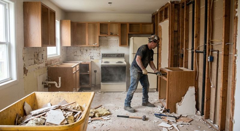 Kitchen Demolition in Sacramento, CA