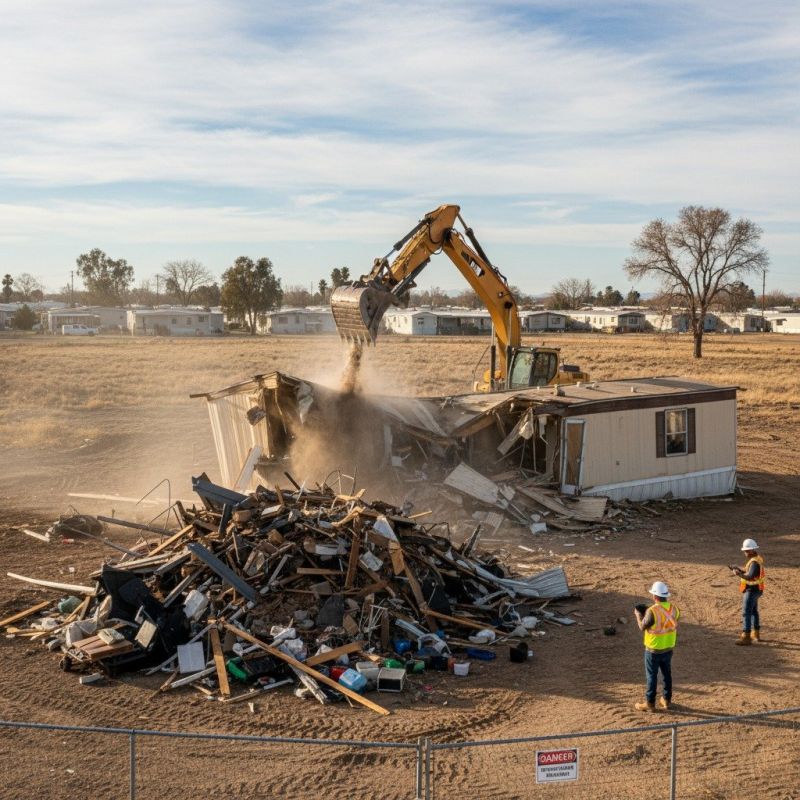 Mobile Home Demolition in Bergen County, NJ