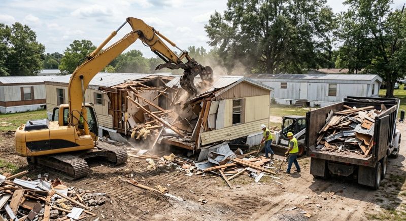 Mobile Home Demolition in Bergen County, NJ