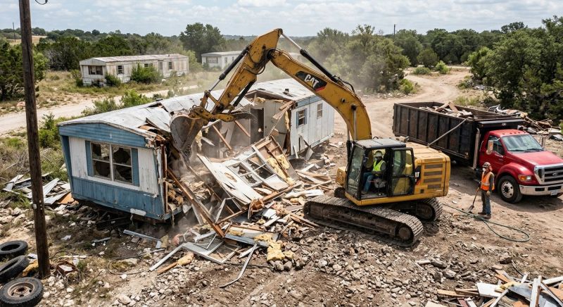 Modular Home Demolition in Houston, TX