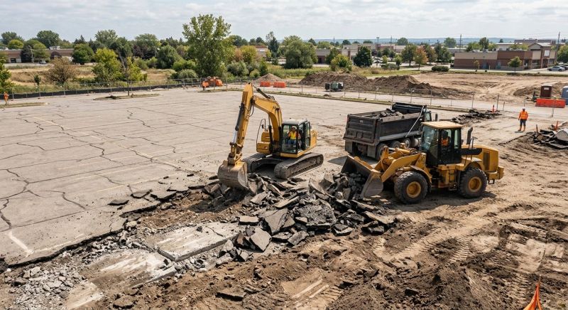 Parking Lot Removal in Bergen County, NJ
