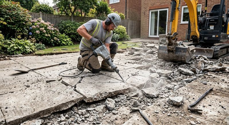 Patio Slab Demolition in Sacramento, CA