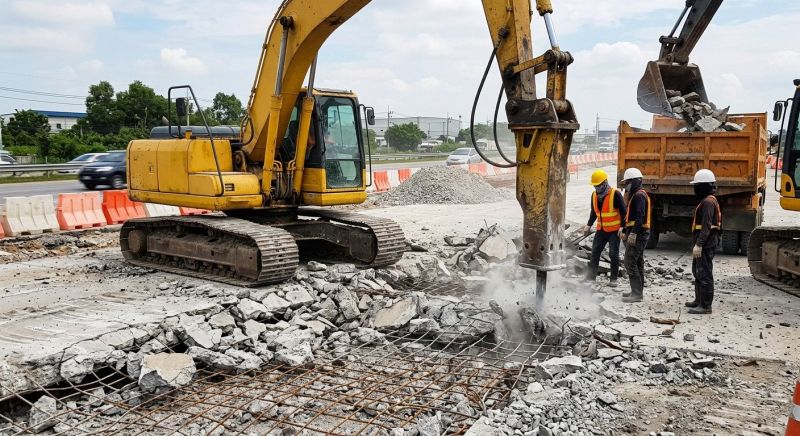 Pavement Demolition in Sacramento, CA